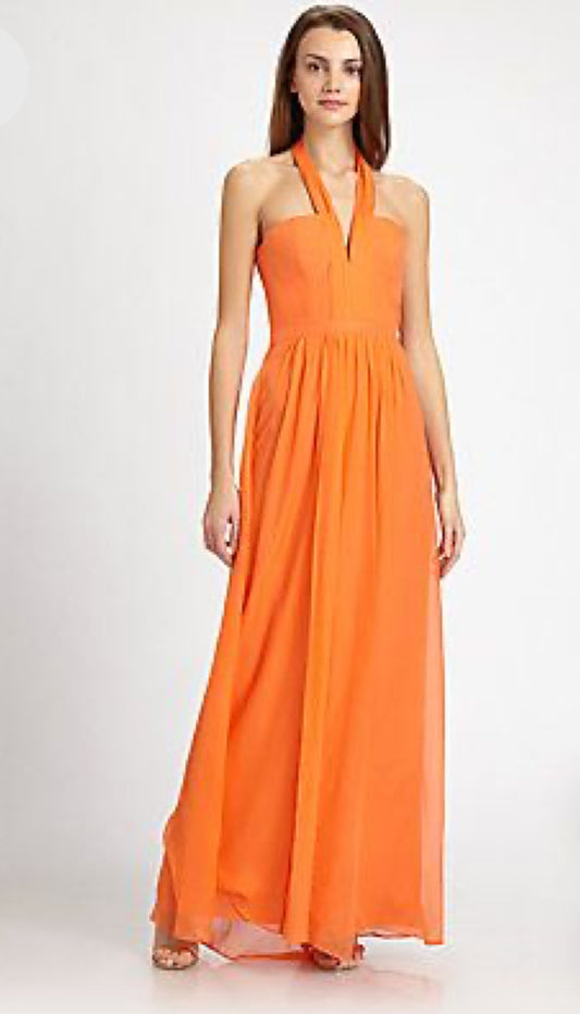 BCBG Silk Halter Dress