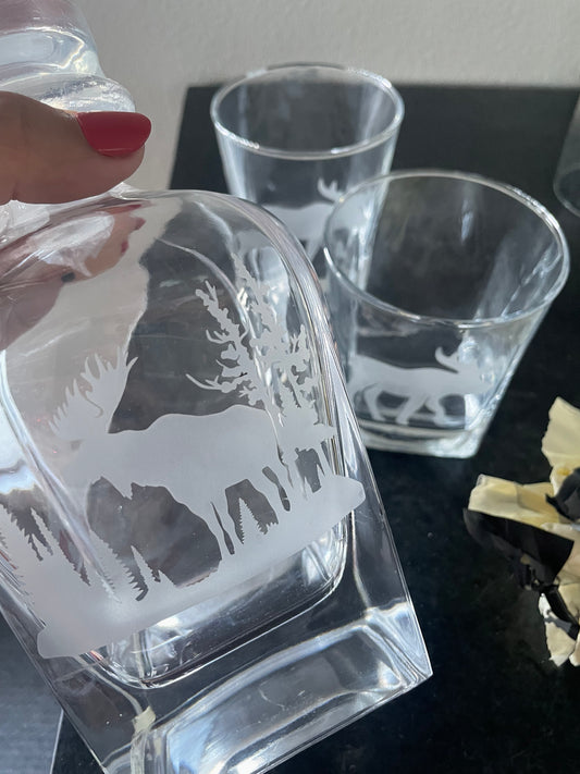 Decanter 2 Glass Set