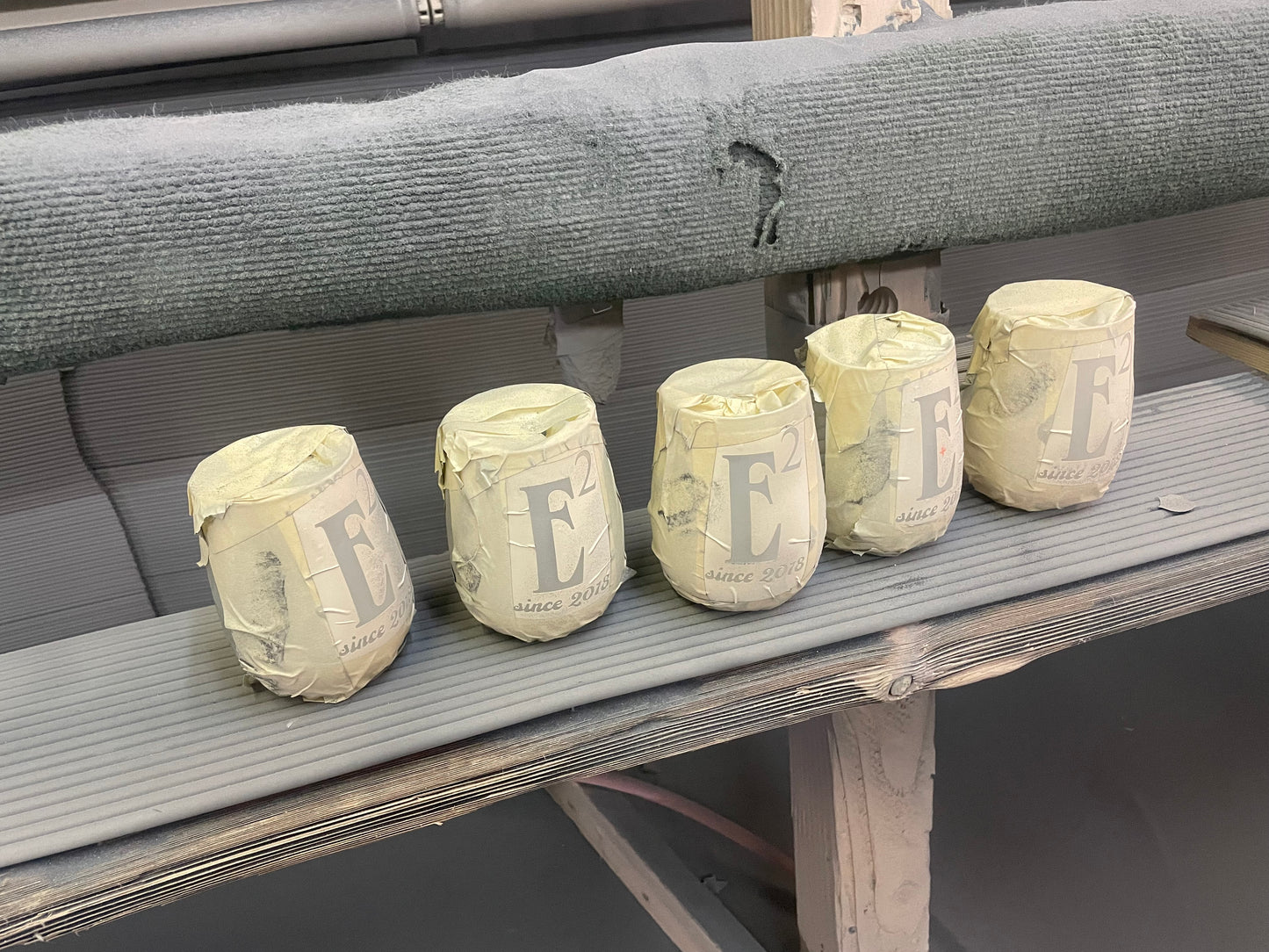 Stemless Wine Glass with Design