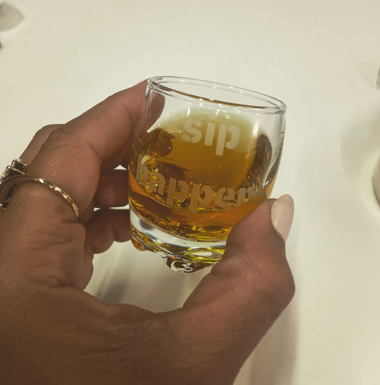 sip happens Luxe Shot Glass 2.75 oz.
