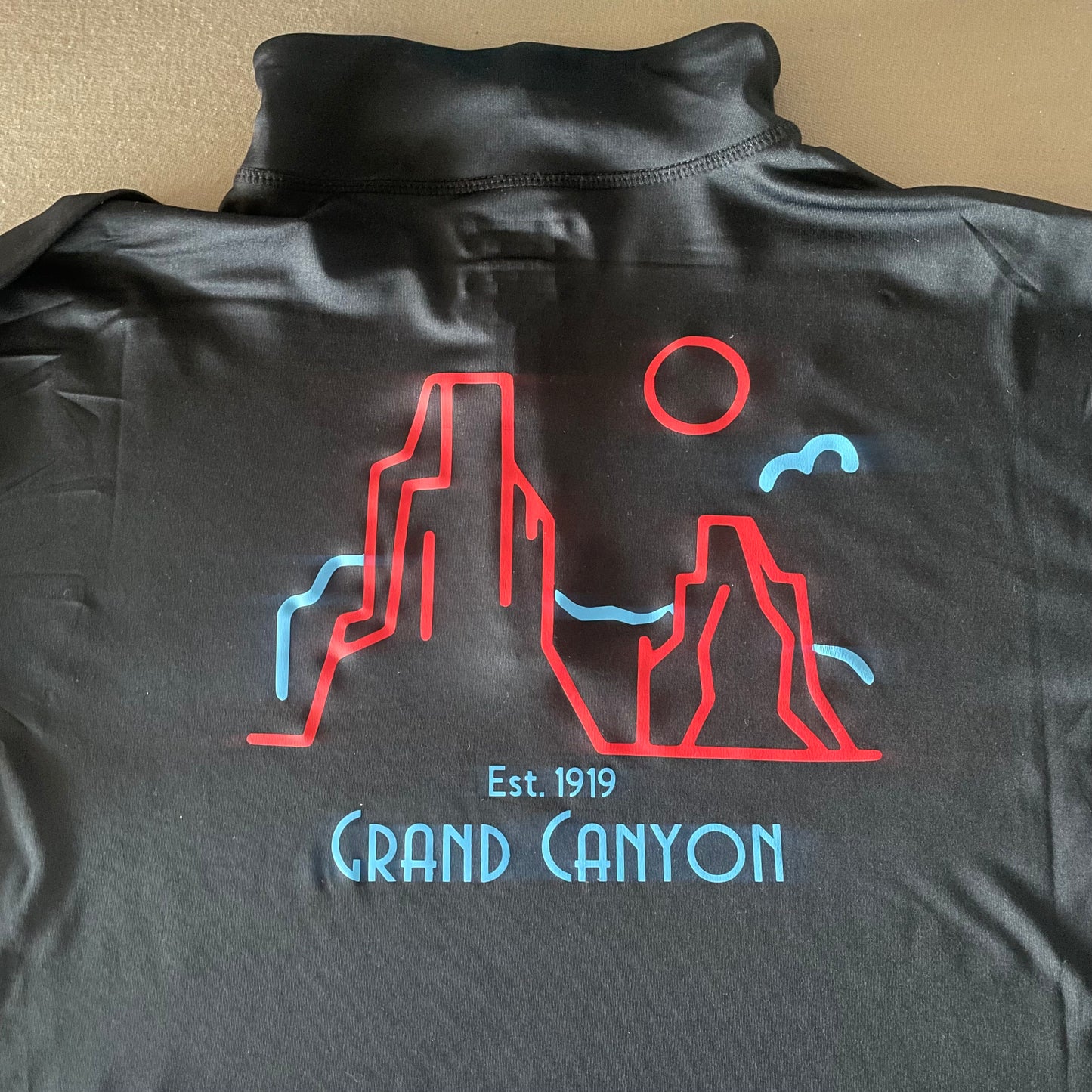 Half Zip Long Sleeved Performance Shirt